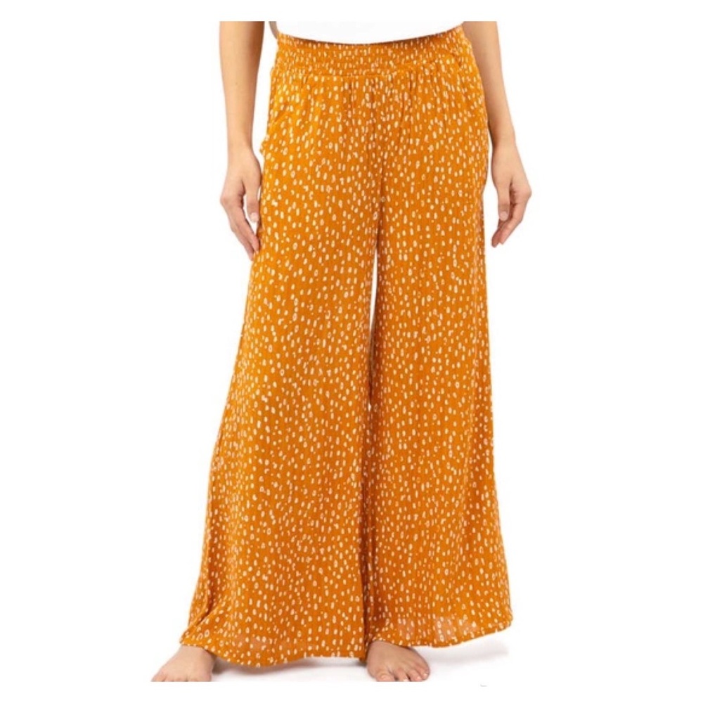 Rip Curl Honey Safari Wide Leg Flowy Pants Large
